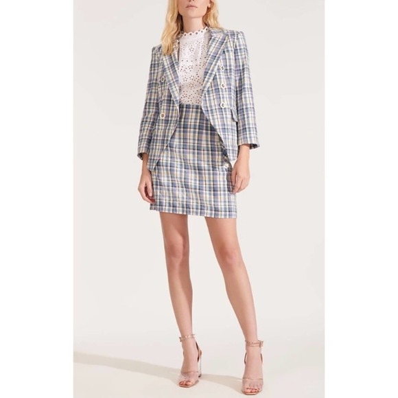 Veronica Beard Empire Linen Dickey Jacket - Picture 3 of 8